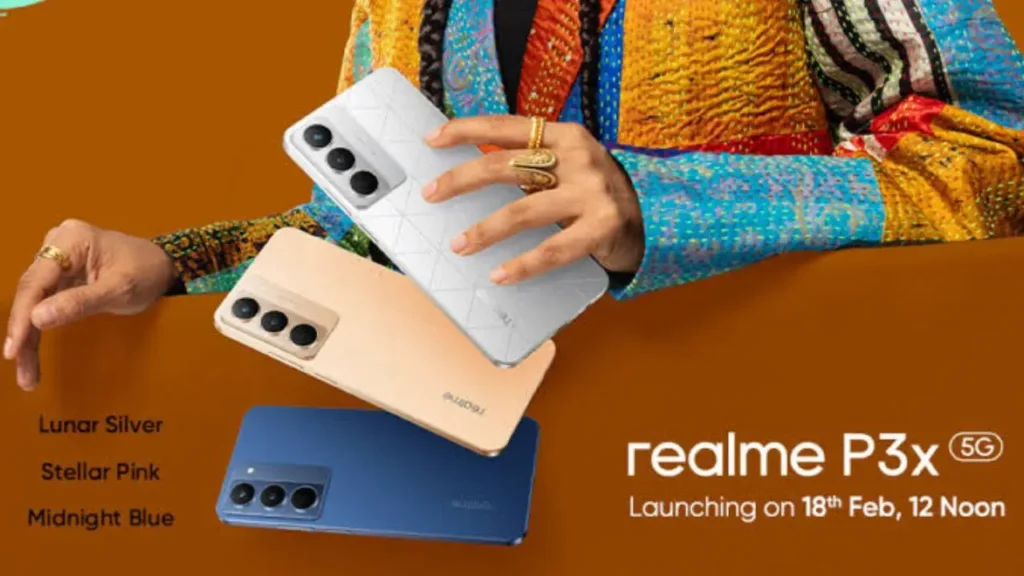 Realme P3x 5G लॉन्च होते ही मचाएगा तहलका, कम कीमत में मिलेगा दमदार कैमरा और शानदार परफॉर्मेंस 1 Realme P3x 5G